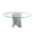 S Table Dining Table / White Base