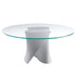 S Table Dining Table / White Base
