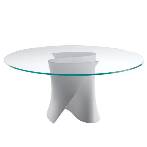 S Table Dining Table / White Base