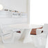 S Table Dining Table / White Base