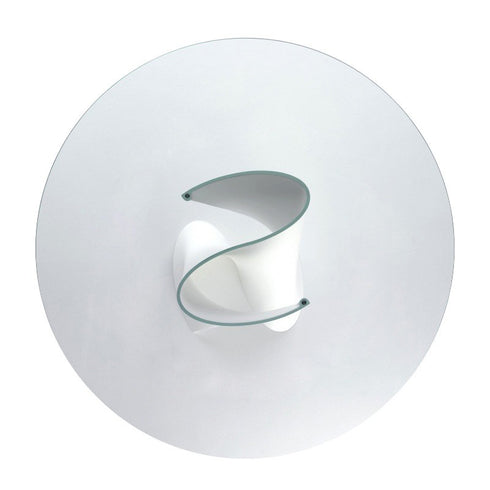 S Table Dining Table / White Base