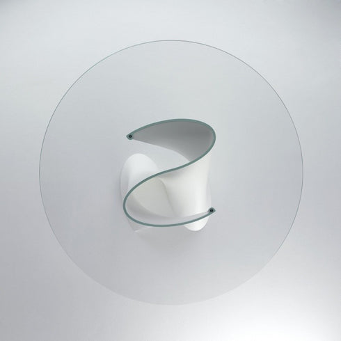 S Table Dining Table / White Base