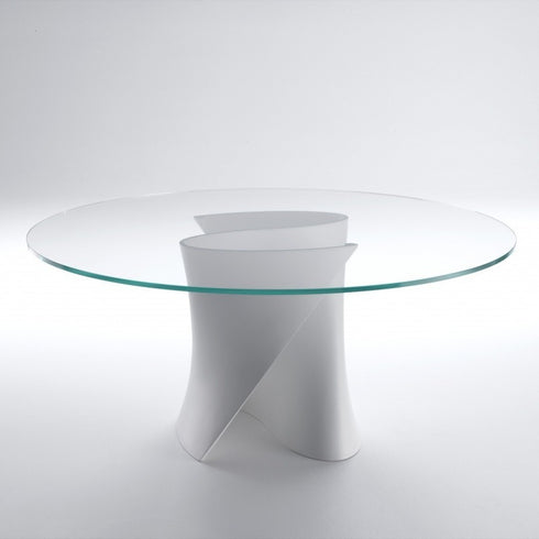 S Table Dining Table / White Base
