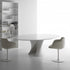 S Table Dining Table / White Base