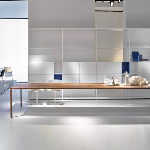 Tense Material Dining Table / Wood H 73cm