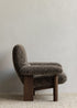 Brasilia Lounge Chair / Dark Stained Oak