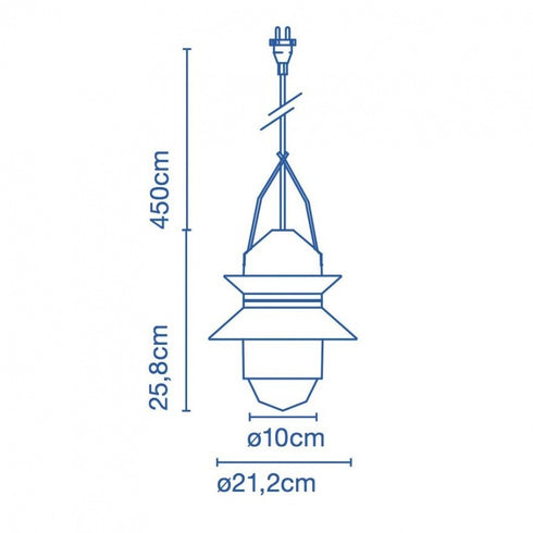 Santorini Outdoor Suspension Lamp