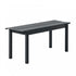 Linear Steel Outdoor Bench 110cm