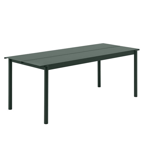Linear Steel Outdoor Table 200x75cm