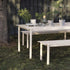 Linear Steel Outdoor Table 200x75cm