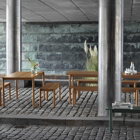 Linear Steel Outdoor Table 200x75cm