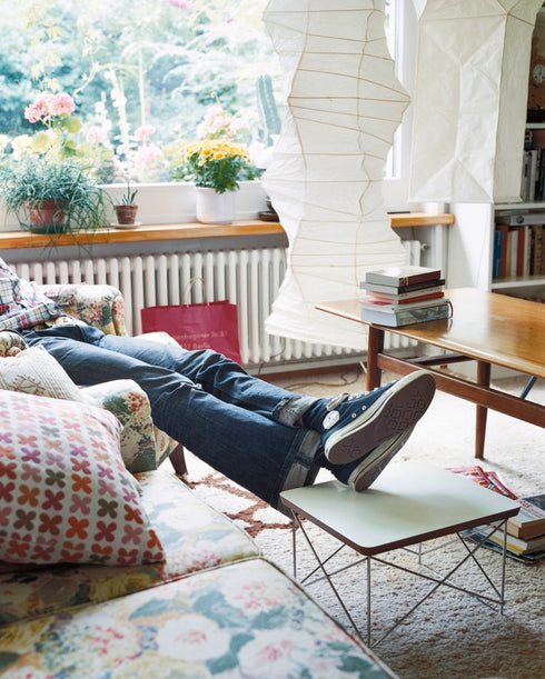 Mesa de Apoio Eames LTR / Cromada