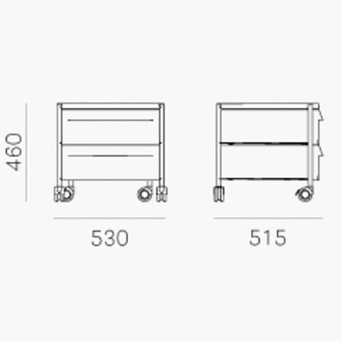 Boxie BXL 2C Container On Wheels / 46cm