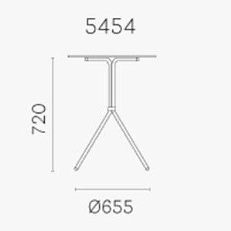 Nolita 5454 Garden Table / 70x70cm