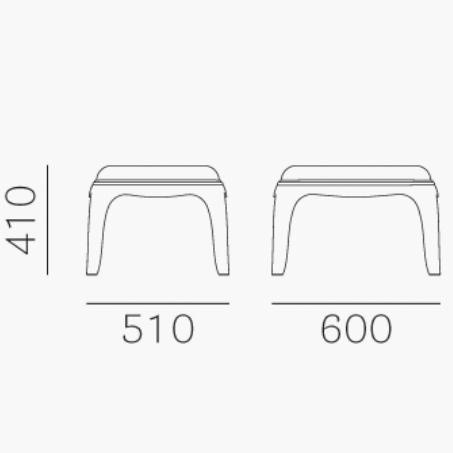 Pasha 661 Stool / Side Table