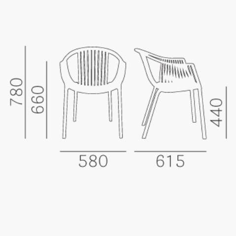 Tatami 306 Garden Armchair