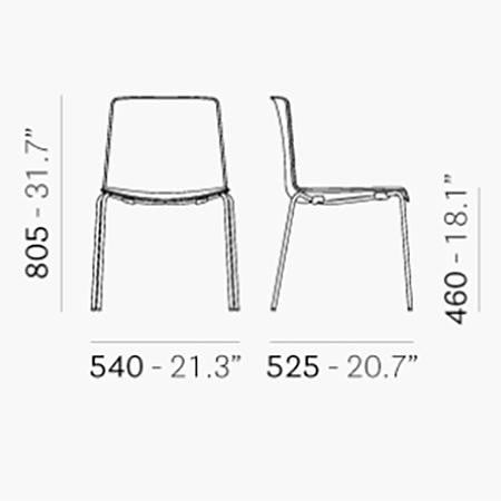 Tweet 890 Bi-Color Chair