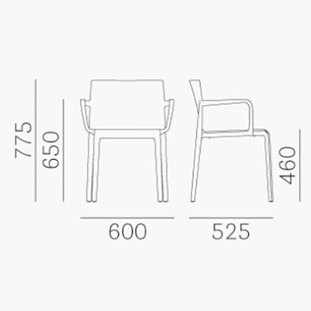 Volt 675 Garden Armchair