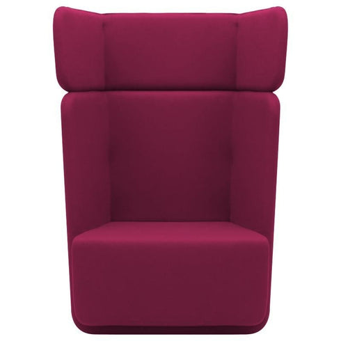 Basket Armchair with High Back