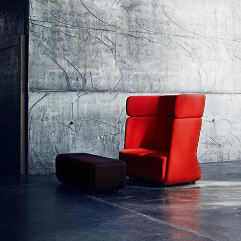 Basket Sofa with High Back