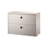 String System Cabinet 2 Drawers / 58x30cm