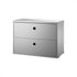 String System Cabinet 2 Drawers / 58x30cm