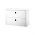 String System Cabinet 2 Drawers / 58x30cm