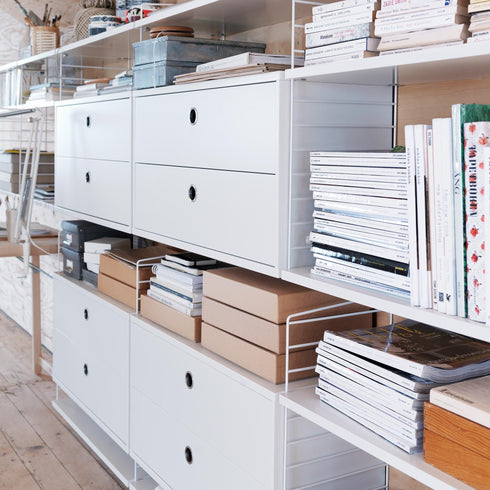 String System Cabinet 2 Drawers / 78x30cm