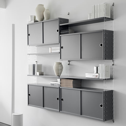 String System Cabinet with Doors / 20cm