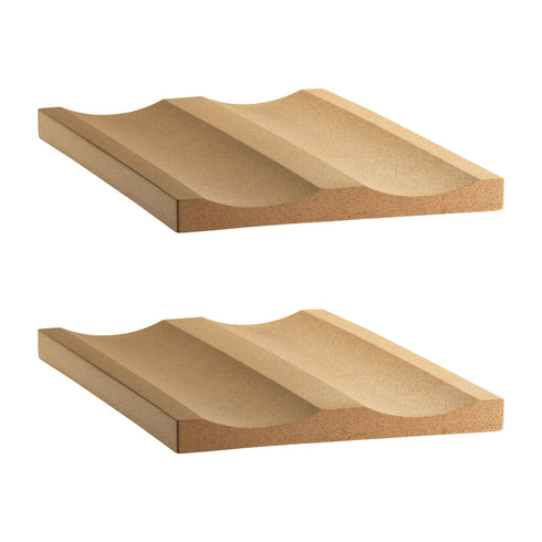 String System Cork Bottle Tray 19x30cm Set of 2