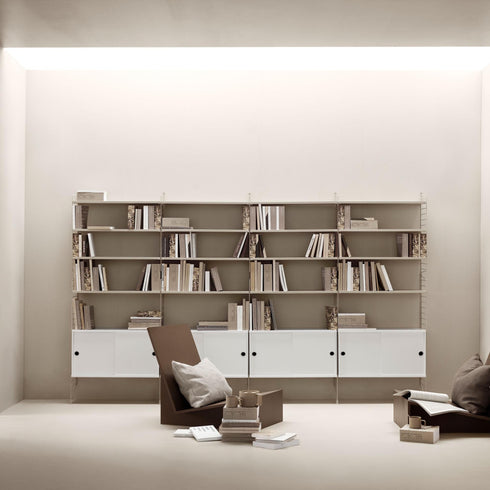 String System Shelves / Set of 3 / 78x30cm