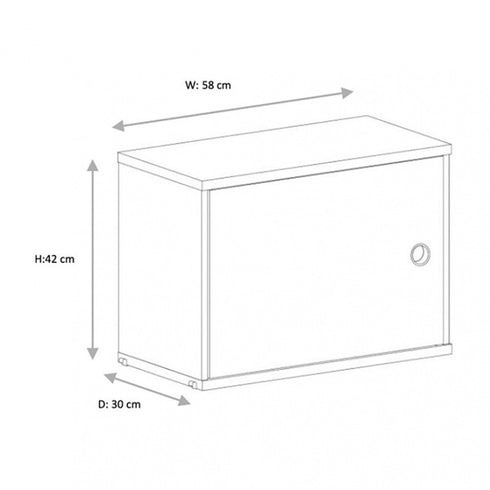 String System Cabinet Swing Door / 58x42x30cm