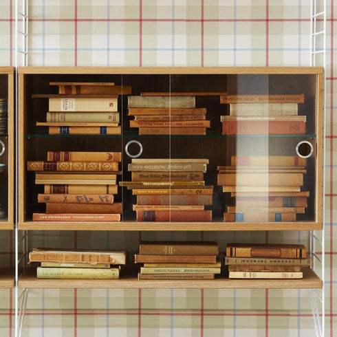 String System Display Cabinet / Sliding Glass Doors