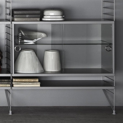 String System Display Cabinet / Sliding Glass Doors