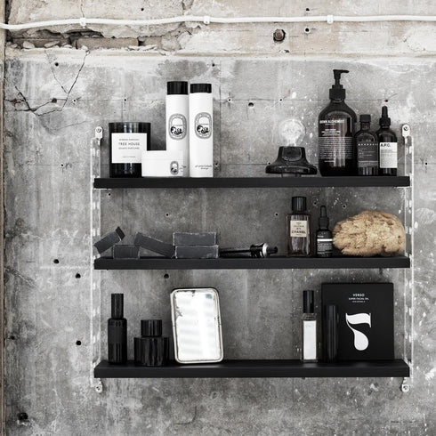 String System Wall Ladder Acrylic Glass 50x30cm