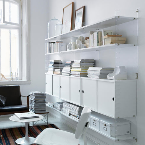 String System Wall Ladder Acrylic Glass 50x30cm