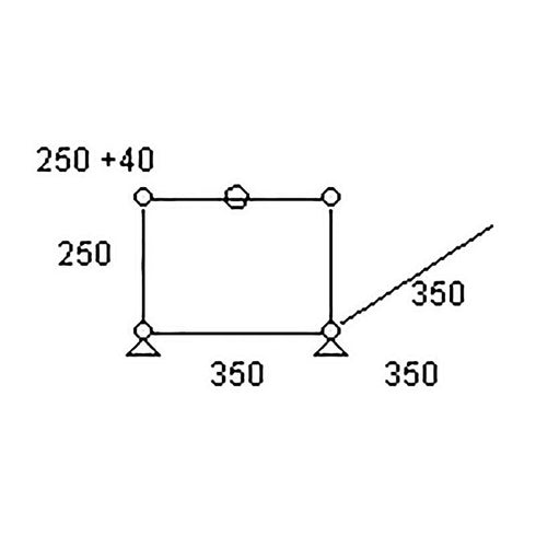 USM Haller Side Table 35x35x29cm