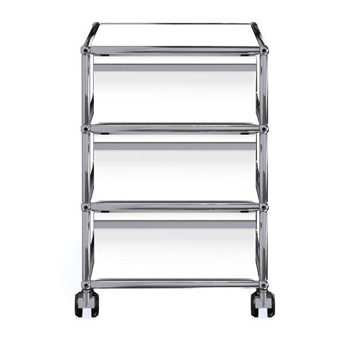 USM Haller Container With Wheels & 3 Drawers