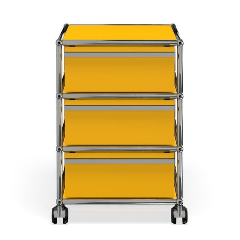 USM Haller Container With Wheels & 3 Drawers