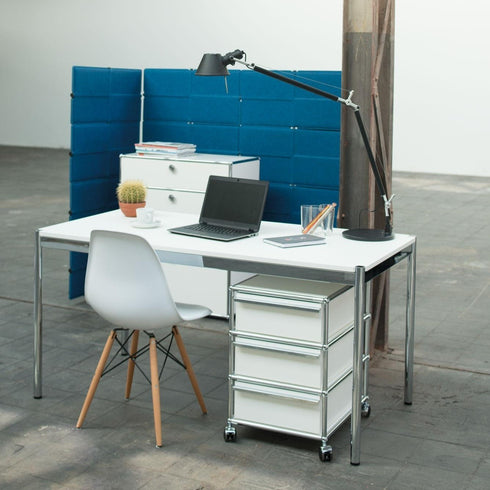 USM Haller Container With Wheels & 3 Drawers