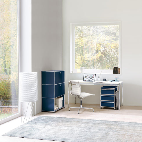 USM Haller Container With Wheels & 3 Drawers