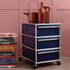 USM Haller Container With Wheels & 3 Drawers