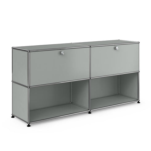 USM Sideboard With 2 Falling Boards Above