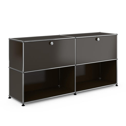 USM Sideboard With 2 Falling Boards Above