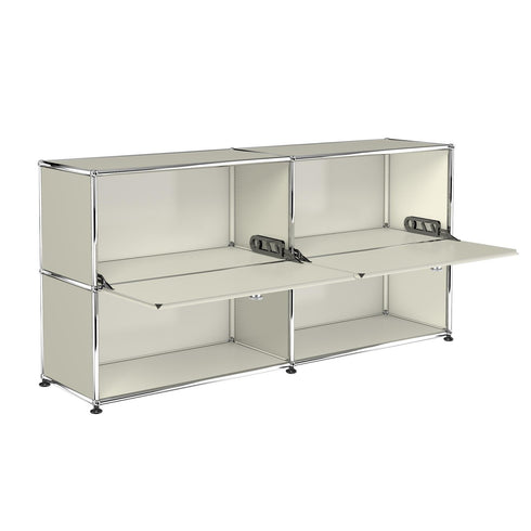 USM Sideboard With 2 Falling Boards Above