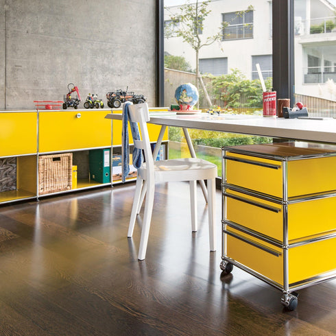 USM Sideboard With 2 Falling Boards Above