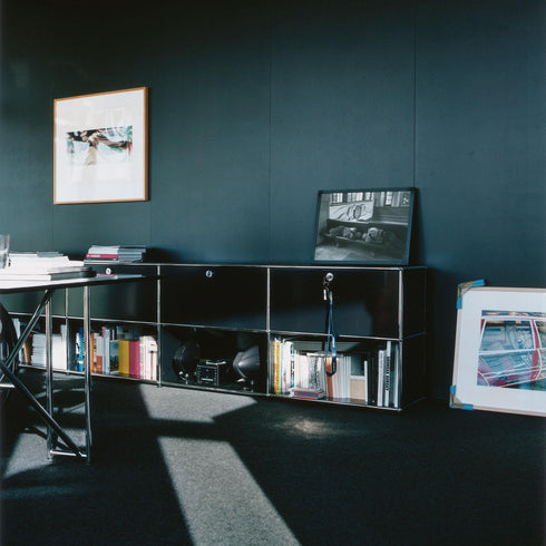 USM Sideboard With 2 Falling Boards Above