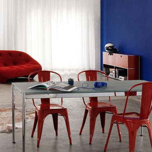 USM Sideboard With 2 Falling Boards Above