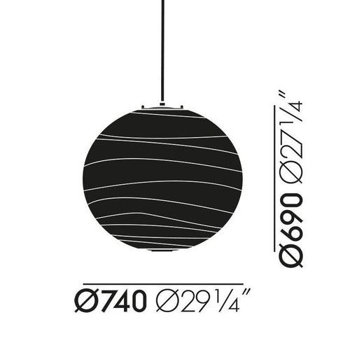 Candeeiro de Suspensão Akari 75D