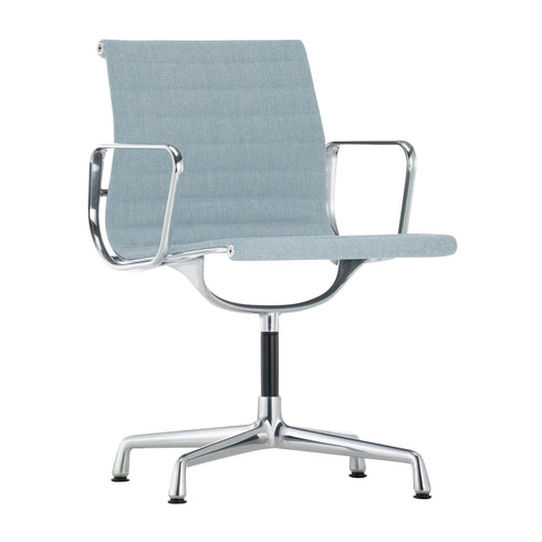 EA 104 aluminum chair / Armchair / Chrome / Swivel